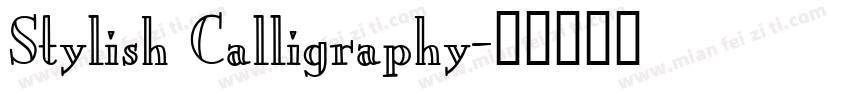 Stylish Calligraphy字体转换